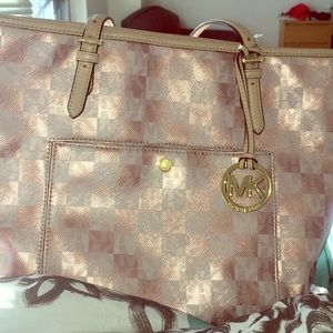 Michael Kors Rose Gold Tote